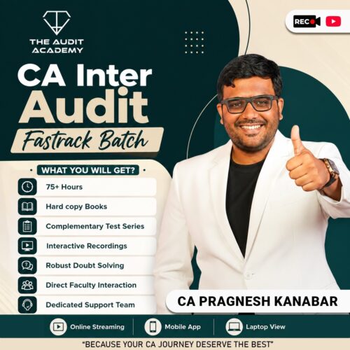 CA Inter Audit New Lectures Fastrack Course