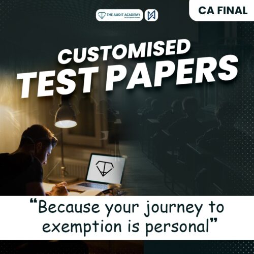 FINAL CA CUSTOMIZED TEST-SERIES