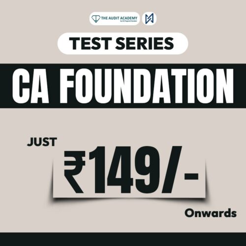 CA Foundation Test Series