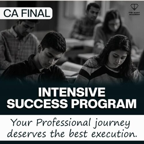 Intensive success program – CA Final