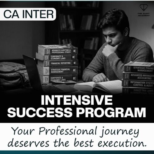 CA Inter classroom coaching students in Intensive Success Program at The Audit Academy